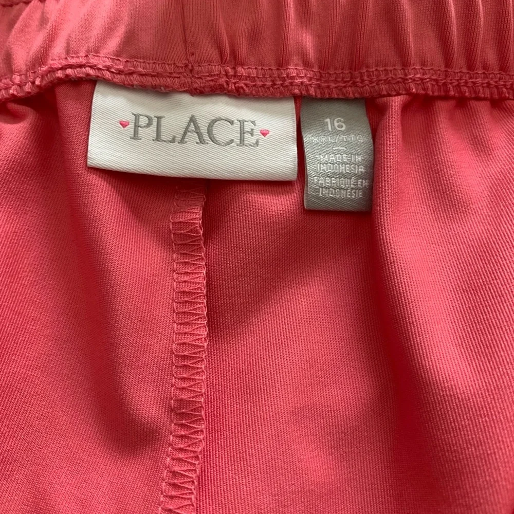 Children’s Place Sports Shorts with Multi Color Striped Side Detail-Size 16